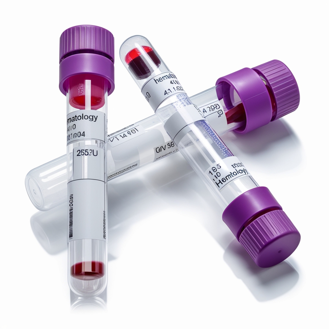 Hematology blood collection tubes