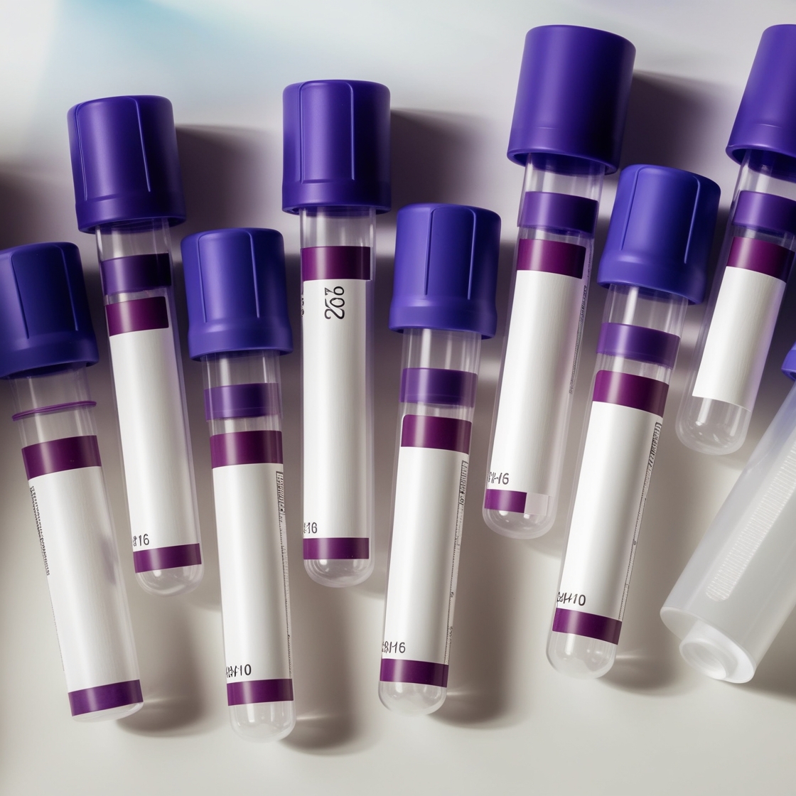 Blood Collection Tubes with Safety Caps