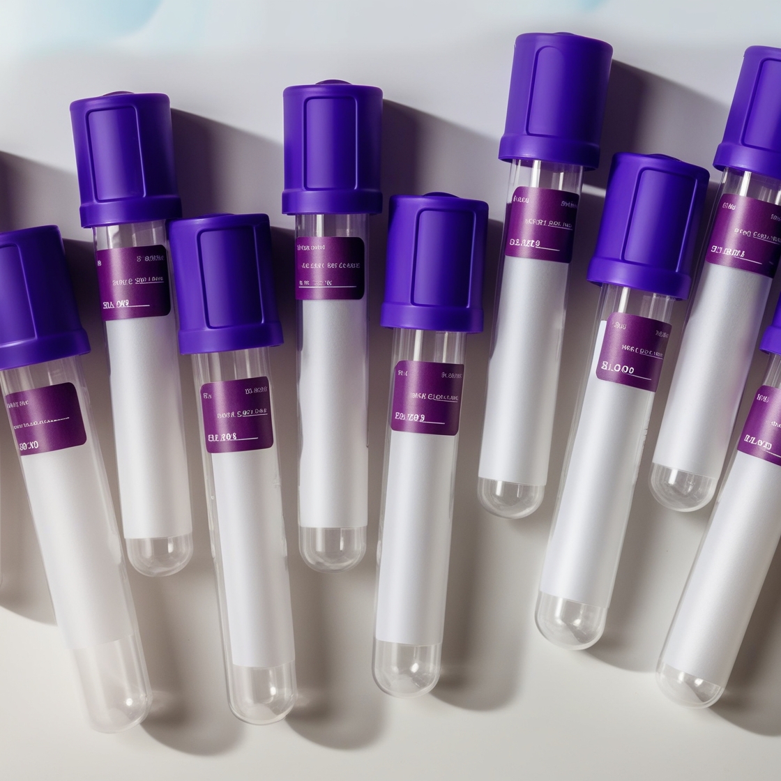 Blood Collection Tubes with Safety Caps
