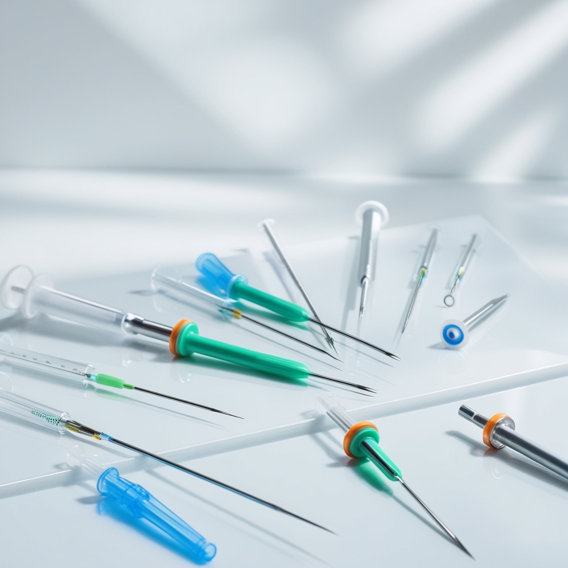 Blood collection needles