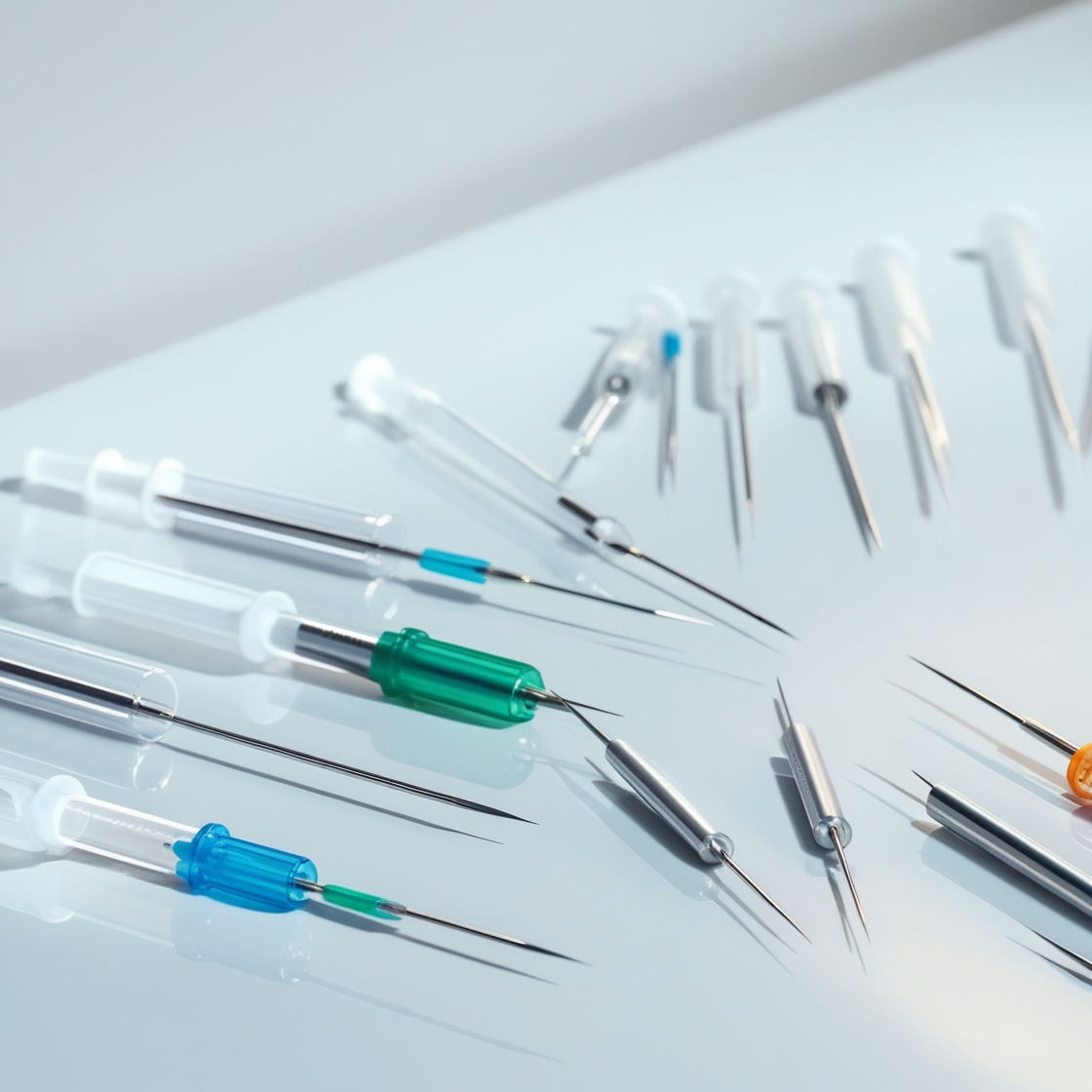 Blood collection needles
